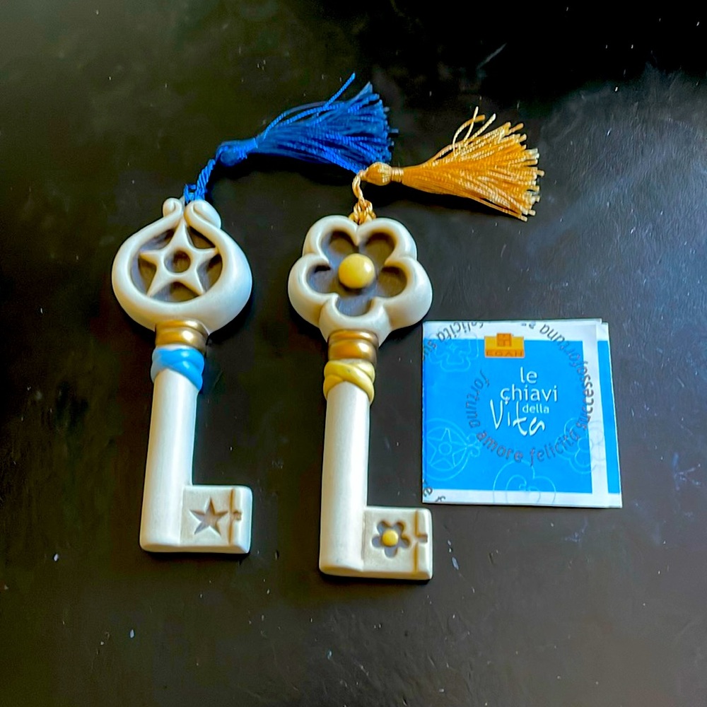 Decorative Ceramic Keys of Life..